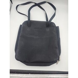 Kenneth Cole Tote Fabric Bag Black Multi Compartments